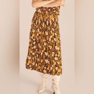 Rebecca Taylor Daphne Fleur mesh midi skirt. Size XS. New with tags!